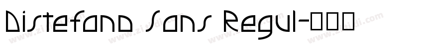 Distefano Sans Regul字体转换